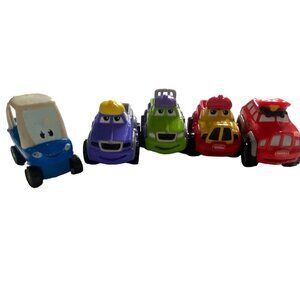 5 Pc Tonka Little Chuck And Friends Die Cast Trucks/Little Tikes Car-Used